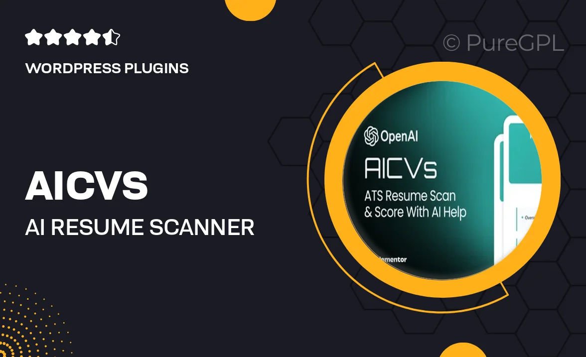 AICVs: AI Resume Scanner, Scorer & ATS Checker