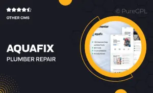 Aquafix – Plumber & Repair Service Elementor Template Kit