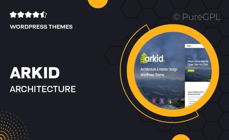 arkid architecture interior design wordpress theme