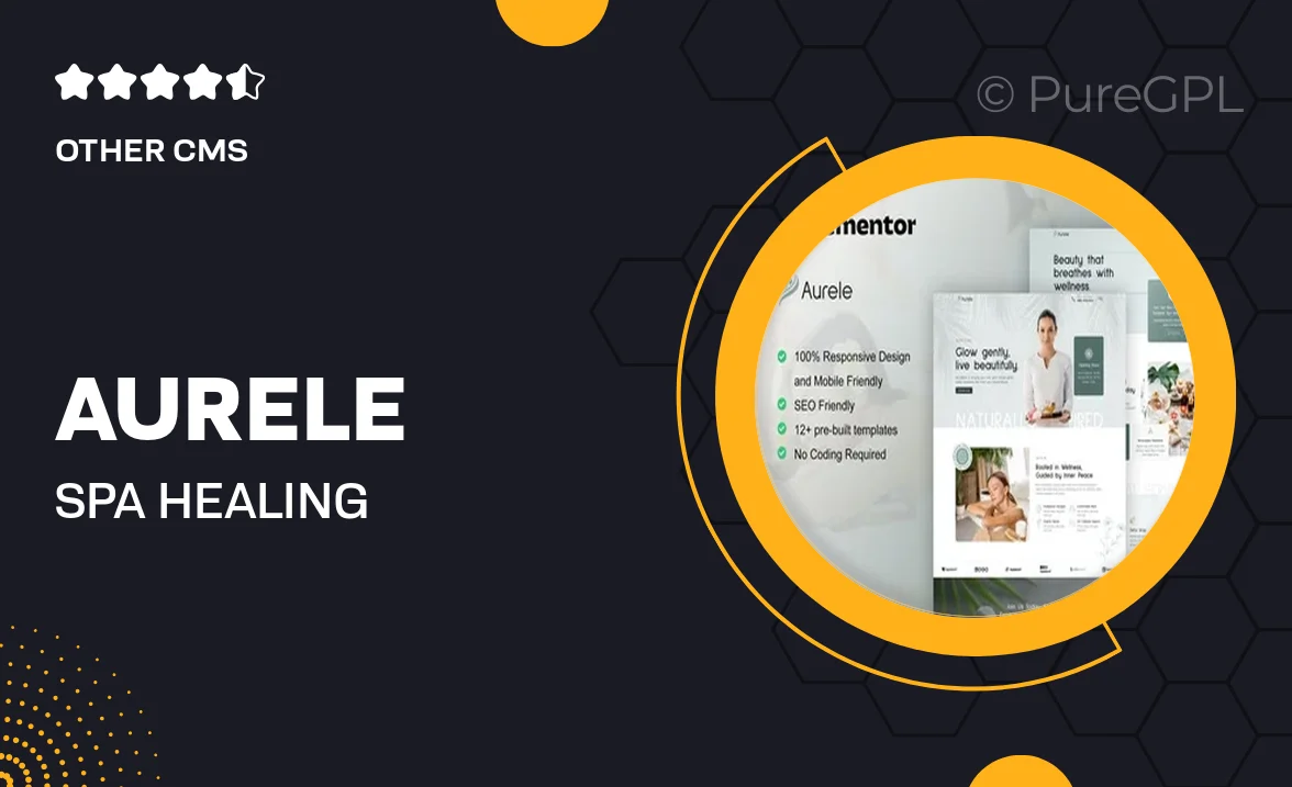 Aurele – Spa & Healing Treatments Elementor Pro Template Kit