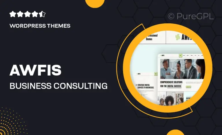 awfis business consulting wordpress theme