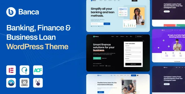 Banca – Banking, Finance & Business Loan WordPress Theme