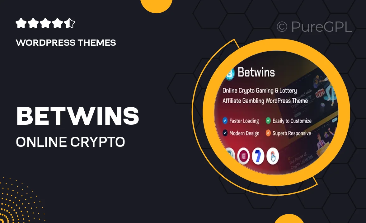 Betwins – Online Crypto Gaming & Lottery Giveaways Affiliate WordPress Theme