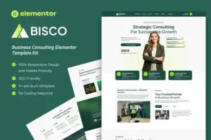 Bisco – Business Consulting Elementor Template Kit