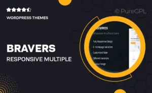 Bravers – Responsive Multiple Purpose WordPress Theme