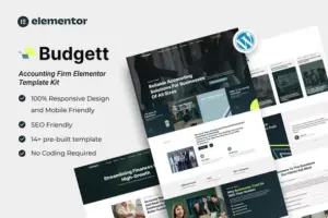 Budgett – Accounting Firm Elementor Template Kit