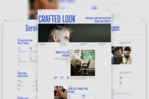 Bukber – Clean Modern Salon & Barbershop Elementor Template Kit