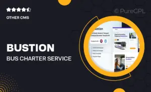 Bustion – Bus Charter Service & Transport Company Elementor Template Kit