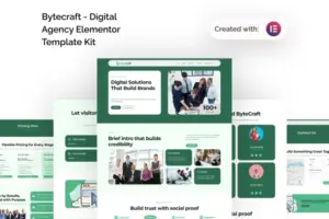 Bytecraft – Digital Agency Elementor Template Kit