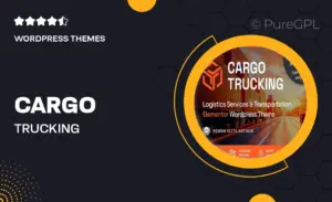 Cargo Trucking – Transportation Services & Logistics WordPress Theme