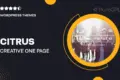 Citrus – Creative One Page Multi-Purpose Theme