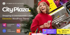 City Plaza – Entertainment Center & Shopping Mall WordPress Theme