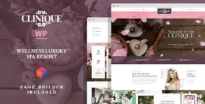 Clinique – Wellness Luxury Spa Resort WordPress Theme