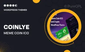 Coinlye – Meme coin ICO & Crypto WordPress Theme