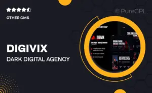 Digivix – Dark Digital Agency Elementor Template Kit