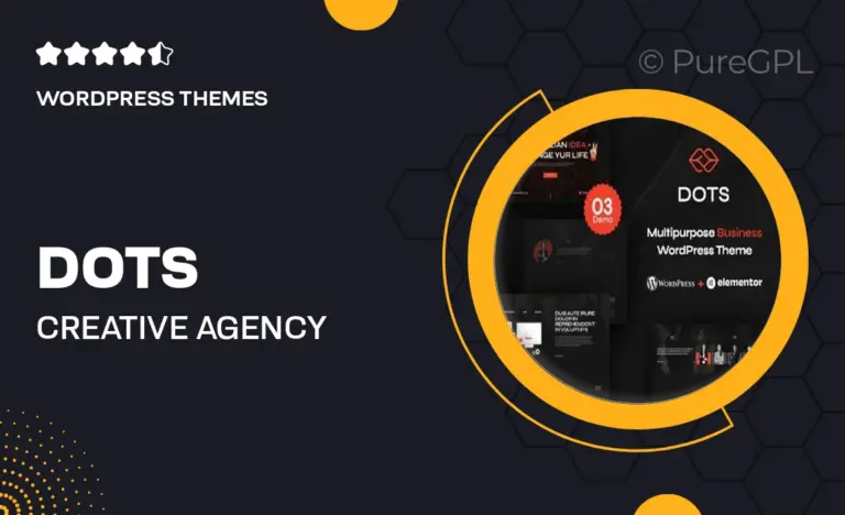 dots creative agency wordpress theme