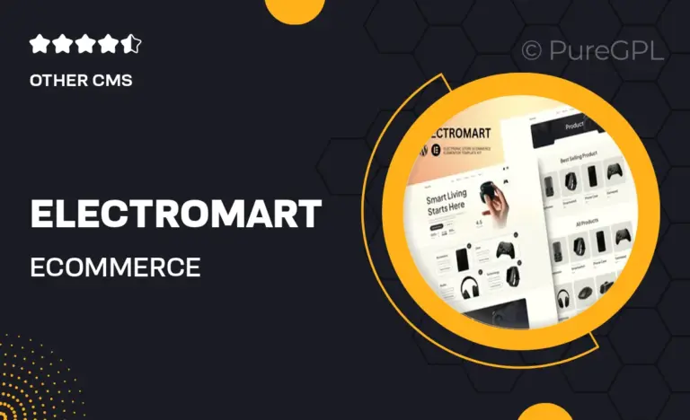 electromart e commerce electronics store elementor template kit