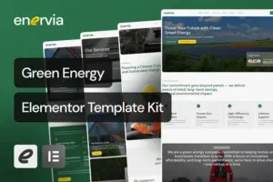 Enervia – Green Energy Elementor Template Kit