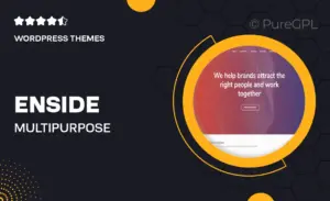 Enside – Multipurpose Onepage Landing Page WordPress Theme