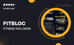 Fitbloc – Fitness & Wellness Elementor Template Kit