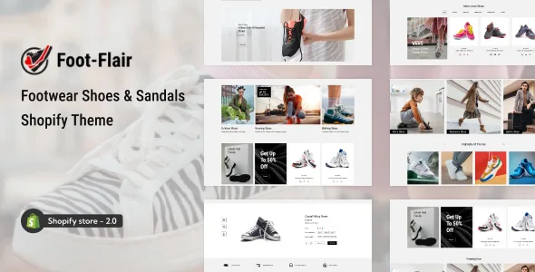 footflair footwear shoes store shopify theme 1