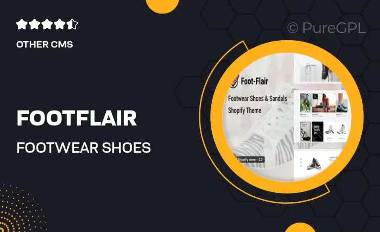 footflair footwear shoes store shopify theme