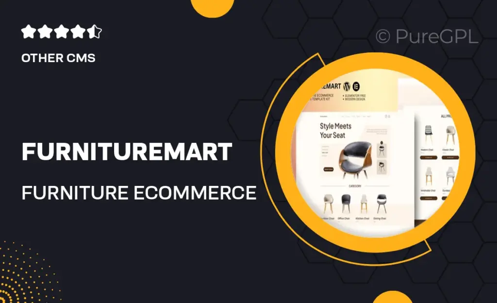 Furnituremart – Furniture Ecommerce Elementor Template Kit 59 Furnituremart – Furniture Ecommerce Elementor Template Kit