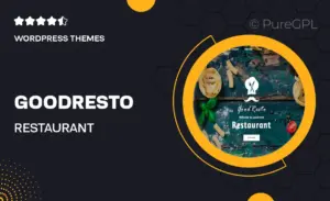GoodResto – Restaurant WordPress Theme + Woocommerce