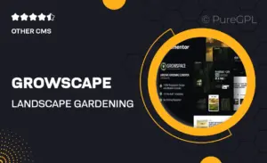 Growscape – Landscape Gardening Elementor Template Kit