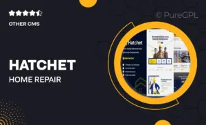 Hatchet – Home Repair & Maintenance Elementor Template Kit