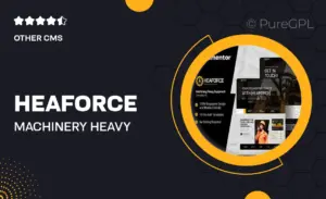 Heaforce – Machinery Heavy Equipment Elementor Template Kit