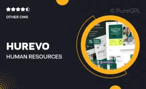 Hurevo – Human Resources Management HRM SAAS Platform Elementor Template Kit