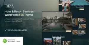 Ibiza – Luxury Hotel & Resort FSE WordPress Theme