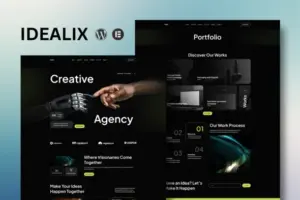 Idealix – Creative Digital Agency Elementor Template Kit