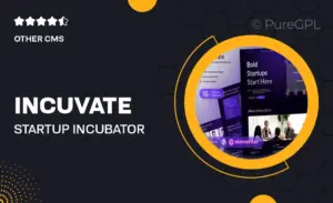 Incuvate – Startup Incubator Elementor Template Kit for Startup Growth