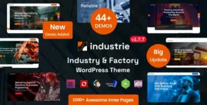 Industrie – Factory & Industry WordPress Theme