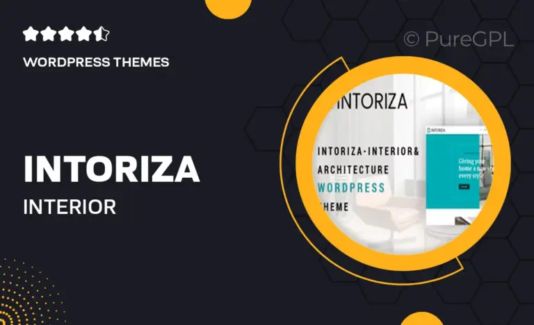 intoriza interior architecture wordpress theme