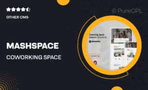 Mashspace – Coworking Space Elementor Template Kit