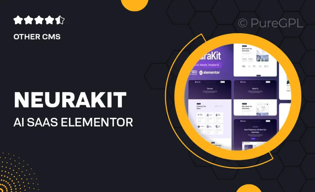 NeuraKit – AI SaaS Elementor Template Kit 3 NeuraKit – AI SaaS Elementor Template Kit