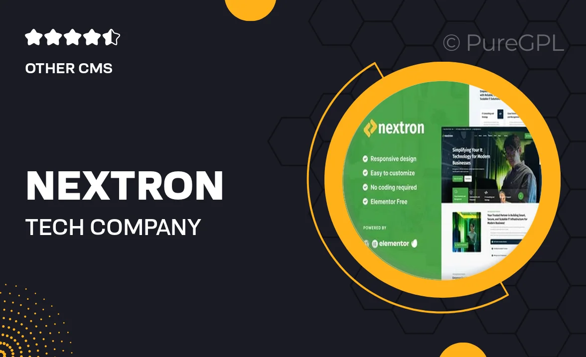 Nextron – Tech Company Elementor Template Kit