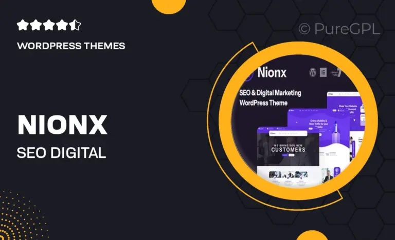 nionx seo digital marketing wordpress theme