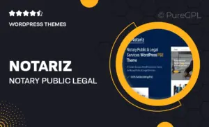 Notariz – Notary Public & Legal Services FSE WordPress Theme