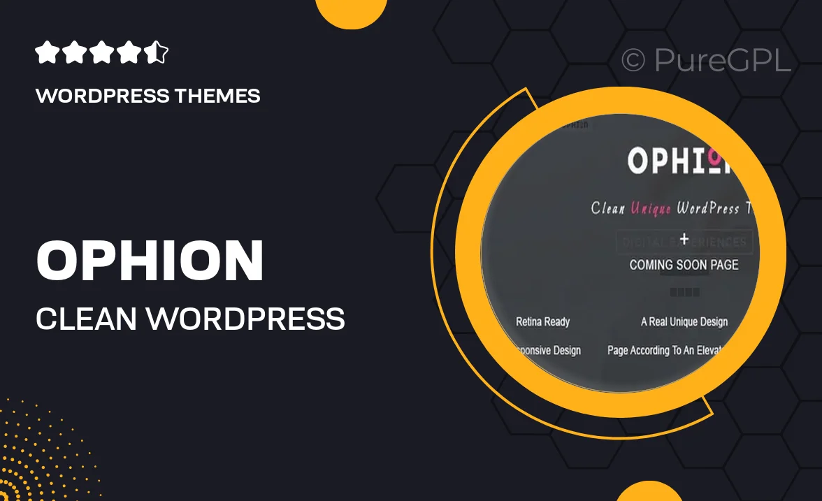 Ophion – Clean WordPress Theme