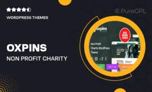 Oxpins – Non Profit Charity WordPress Theme