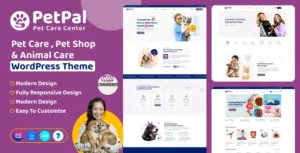 Petpal – Pet Care & Pet Shop WordPress Theme