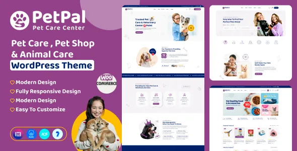 Petpal – Pet Care & Pet Shop WordPress Theme