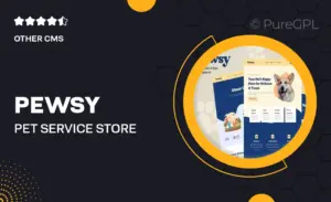 Pewsy – Pet Service & Store Elementor Template Kit