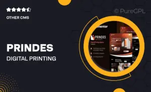 Prindes – Digital Printing Agency Elementor Template Kit