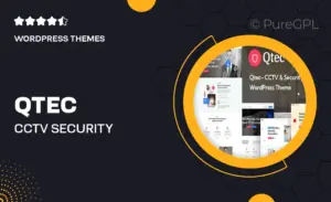 Qtec – CCTV & Security WordPress Theme