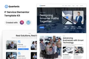 Quarionix – IT Service Elementor Template Kit